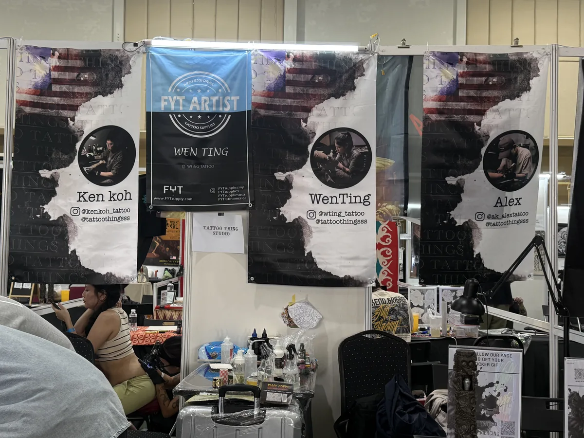 2nd Place award certificate — Kuching Tattoo Expo 2025