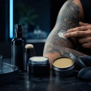 Tattoo aftercare products at Tattoo Things Studio