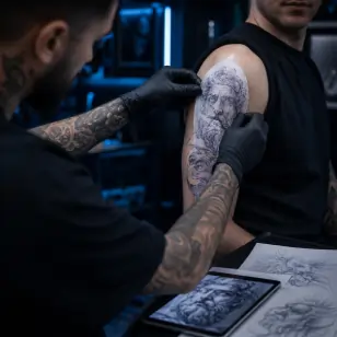 Custom tattoo design service at Tattoo Things Studio Johor Bahru