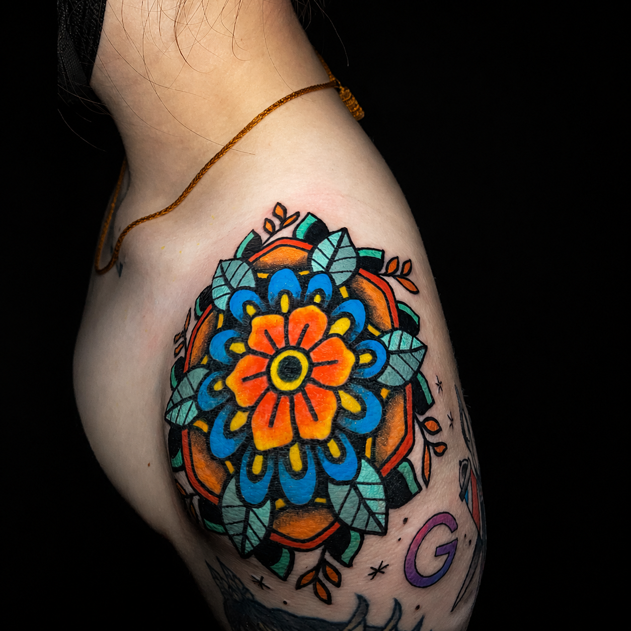 Galaxy sleeve colour tattoo — Tattoo Things Studio Johor Bahru