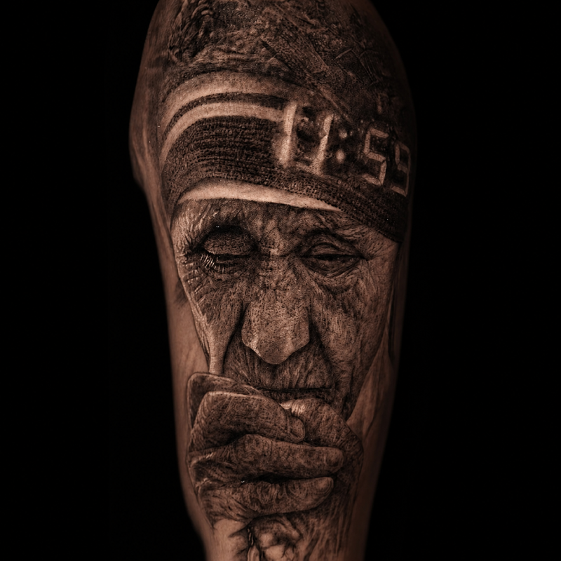 Dark Realism tattoo — Black & Grey Realism by Tattoo Things Studio Johor Bahru