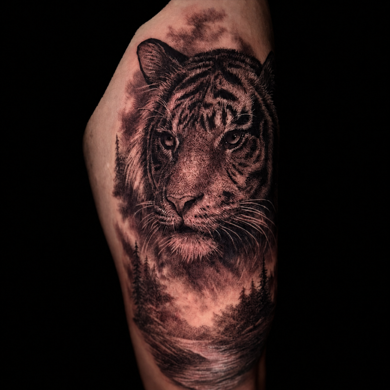 Hyperrealism tattoo — Tattoo Things Studio Johor Bahru